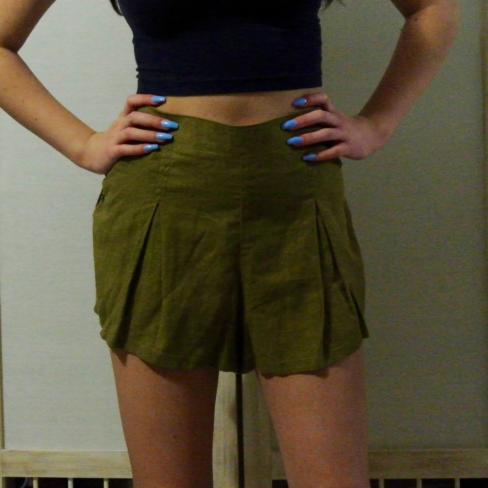 NWOT Free People Silver Springs Lace Up Shorts